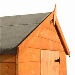10ft X 8ft Tongue And Groove Apex Shed With 4 Windows And Single Door (12mm Tongue And Groove Floor And Roof)