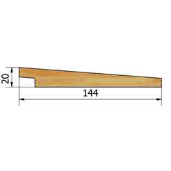 12ft X 7ft (3.59m X 2.23m) - Premier Reverse Wooden Studio - 2 Windows - Double Doors - 20mm Walls