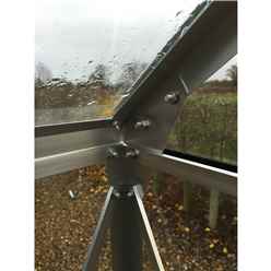 6ft X 8ft Premier Low Threshold Aluminium Frame Greenhouse