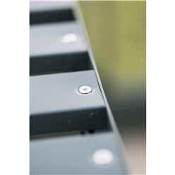 6ft X 6ft Premier Single Door Green Frame Greenhouse - Curved Eaves