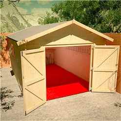 18ft X 10ft Monty Workshop 44mm Log Cabin (19mm Tongue And Groove Roof) (5350x2950)