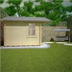 10ft X 16ft Rosco 44mm Log Cabin (19mm Tongue And Groove Floor And Roof) (2950x4750)