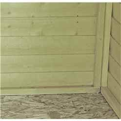 6ft X 3ft (1.8m X 0.9m) - Pressure Treated - Value Overlap - Pent Garden Shed - Windowless - Double Doors