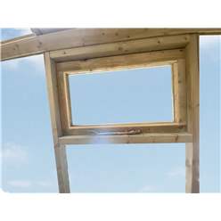 4ft X 6ft Pressure Treated Tongue And Groove Greenhouse - Super Strength Framing - Rim Lock - 4mm Toughened Glass + Bench + Free Install