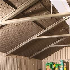8ft X 10ft Life Plus Plastic Apex Shed With Plastic Floor + 1 Window (2.43m X 3.05m)
