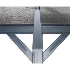 20ft X 16ft Aluminium Dual Curved Carport 