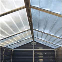 4 X 6 (1.22m X 1.83m) Single Door Apex Plastic Shed With Skylight Roofing