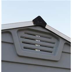 4 X 6 (1.22m X 1.83m) Single Door Apex Plastic Shed With Skylight Roofing