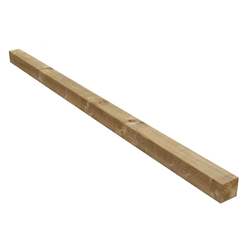 Pack Of 3 - Pressure Treated Timber Fence Post 3 (75x75mm) Green