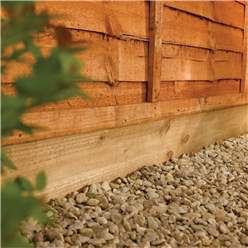 Pack Of 3 - Timber Gravel Board – Brown