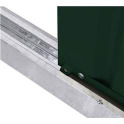 6ft X 4ft Premier Easyfix - Pent - Metal Shed - Heritage Green (1.80m X 1.24m)