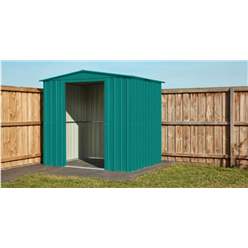 8ft X 6ft Premier Easyfix – Apex – Metal Shed - Heritage Green (2.45m X 1.85m)