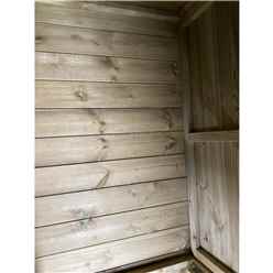 5ft X 7ft Jake Wooden Tower Platform Playhouse With Apex Roof, Single Door And Window