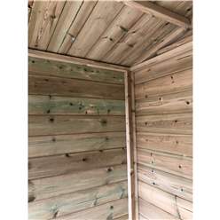 8ft X 6ft Fully Insulated Apex Summerhouse - 64mm Walls, Floor And Roof - Double Glazed Safety Toughened Windows - Epdm Roof + Free Install