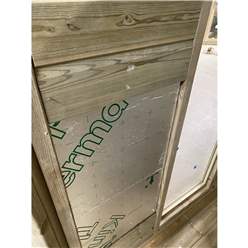 10ft X 6ft Fully Insulated Reverse Summerhouse - 64mm Walls, Floor & Roof - Double Glazed Safety Toughened Windows - Epdm Roof + Free Install