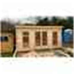 4.7m X 3.2m Pent Log Cabin - Double Glazing (40mm Wall Thickness) - Speedy Delivery - Ready To Ship Or Collect - Cancelled Order - Call For Install Quote