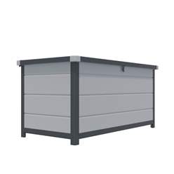 4ft X 2ft (1.25m X 0.62m) Plastic Cushion Box - Light Grey