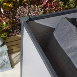 4ft X 2ft (1.25m X 0.62m) Plastic Cushion Box - Light Grey