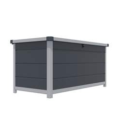 4ft X 2ft (1.25m X 0.62m) Plastic Cushion Box - Dark Grey