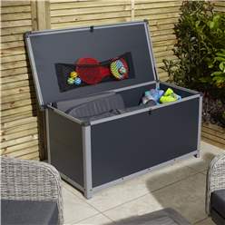 4ft X 2ft (1.25m X 0.62m) Plastic Cushion Box - Dark Grey
