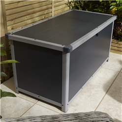 4ft X 2ft (1.25m X 0.62m) Plastic Cushion Box - Dark Grey