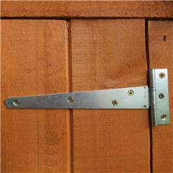 6ft X 4ft  (1.83m X 1.20m) - Super Value Overlap - Apex Wooden Garden Shed - Window - Single Door