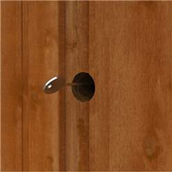 4ft X 4ft Windowless Tongue And Groove Pent Shed (12mm Tongue And Groove Floor And Roof)
