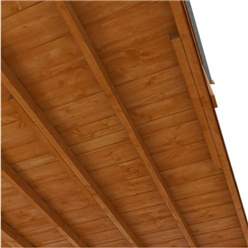 12ft X 4ft Windowless Tongue And Groove Pent Shed (12mm Tongue And Groove Floor And Roof)