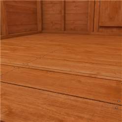 3ft X 6ft Tongue And Groove Apex Bike Shed (12mm Tongue And Groove Floor And Apex Roof)