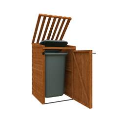Single Bin Store (12mm Tongue And Groove Floor And Pent Roof)