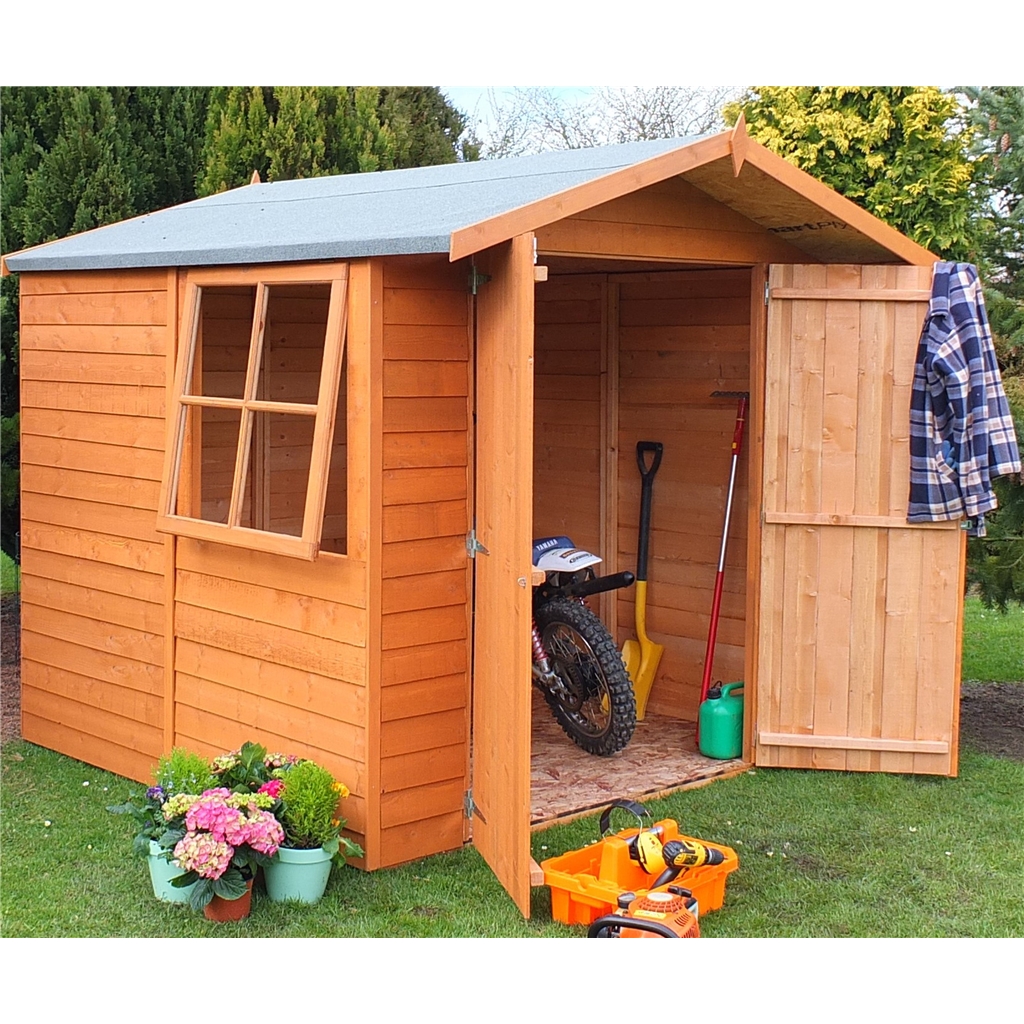 ShedsWarehouse.com | Stowe Overlap (S) | 7ft x 7ft (1.98m x 2.04m ...