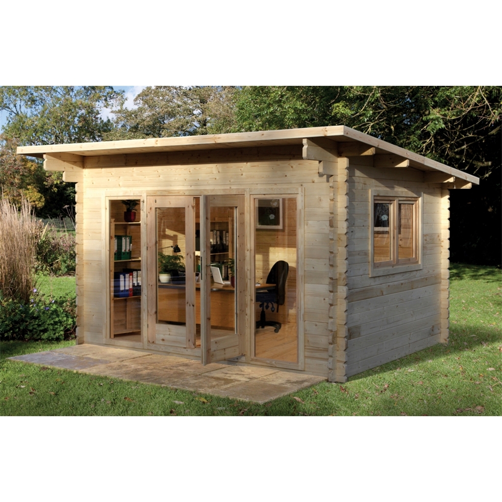 Hanbury Log Cabins (F) Installed 4m X 3m Log