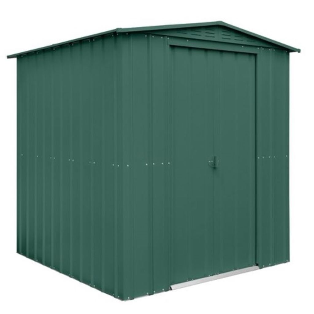 Madrid Metal Sheds 6ft X 8ft Premier Easyfix Apex Metal Shed Madrid Metal Sheds 6ft X 8ft Premier Easyfix Apex Metal Shed