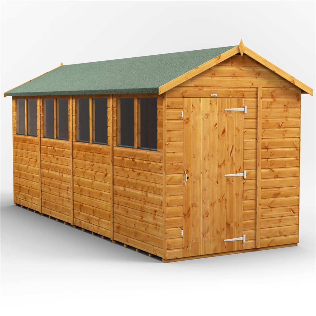 PS Sheds 16ft x 6ft Premium Tongue and Groove