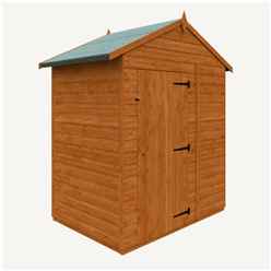 4ft X 6ft Windowless Tongue And Groove Shed (12mm Tongue And Groove Floor And Apex Roof)