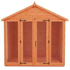 6ft X 10ft Full Pane Summerhouse (12mm Tongue And Groove Floor And Apex Roof)