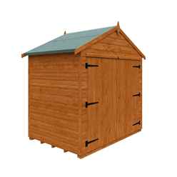 4ft X 6ft Tongue And Groove Apex Bike Shed (12mm Tongue And Groove Floor And Apex Roof)
