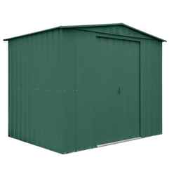 8ft X 6ft Premier Easyfix – Apex – Metal Shed - Heritage Green (2.45m X 1.85m)