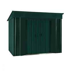 6ft X 4ft Premier Easyfix - Low Pent - Metal Shed - Heritage Green (1.80m X 1.24m)