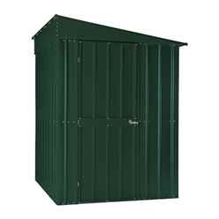 5ft X 8ft Premier Easyfix - Lean To Pent - Metal Shed - Heritage Green (1.55m X 2.42m)