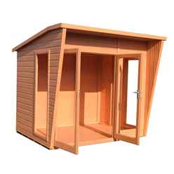 8ft X 6ft (2.99m X 1.79m) - Premier Wooden Summerhouse - 12mm T&g Walls & Floor
