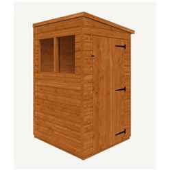 4ft X 4ft Tongue And Groove Pent Shed  (12mm Tongue And Groove Floor And Roof)