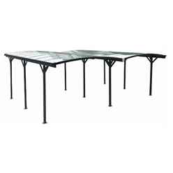 20ft X 16ft Aluminium Dual Curved Carport "DISCO March 2023"