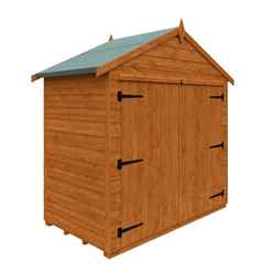 3ft X 6ft Tongue And Groove Apex Bike Shed (12mm Tongue And Groove Floor And Apex Roof)