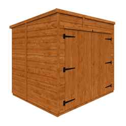 6ft X 5ft Tongue And Groove Pent Bike Shed (12mm Tongue And Groove Floor And Pent Roof)