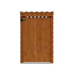 Single Bin Store (12mm Tongue And Groove Floor And Pent Roof)