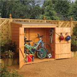 6ft X 3ft (1825mm X 825mm) Deluxe Rowlinson Tongue & Groove Wallstore Bike / Shed