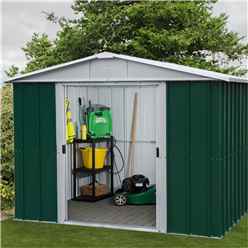 7ft 5 X 6ft 10 Apex Metal Shed With Free Anchor Kit (2.26m X 2.07m)