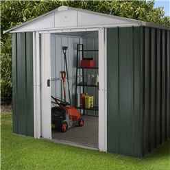 7ft 5 X 8ft 9 Apex Metal Shed With Free Anchor Kit (2.26m X 2.67m)