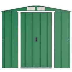 6ft X 4ft Value Apex Metal Shed - Green (2.01m X 1.22m)
